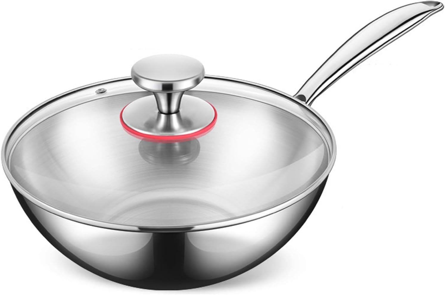 【美品】ステンレスフライパン(定価¥44,640) Amazon｜Unlnsiy 316ステンレスフライパン 焦げ付かないフライパン 深